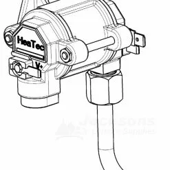 Dometic Spare - Fridge Gas Valve with Connection - HeaTec for RM series -Spare parts shop online heat jls 1 28753.1612540927