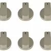 Thetford 6 pack Hob Control Knob for Coccina and Aspire Cookers - Caravan and Motorhome Spare
